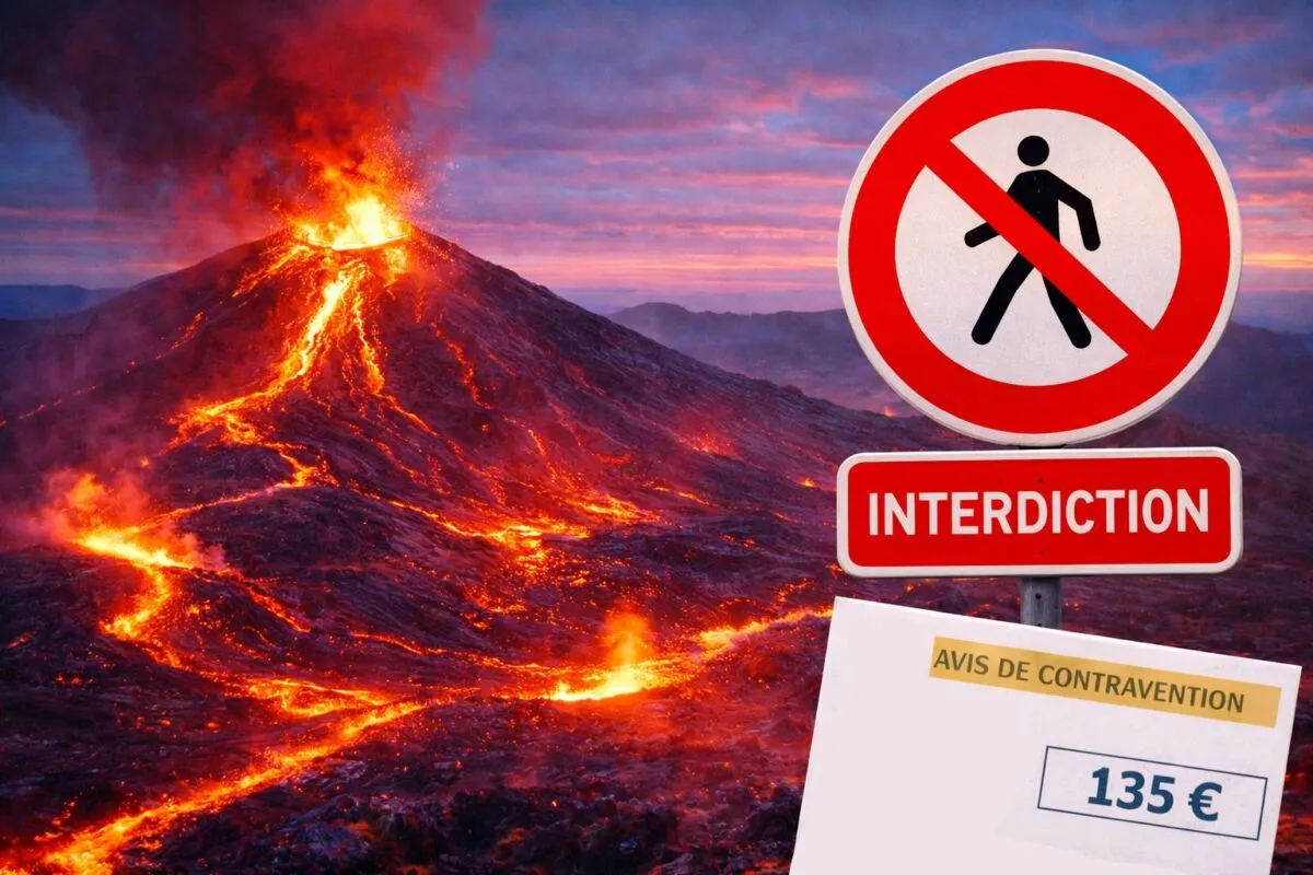Volcan : braver les interdictions et s’exposer sur les réseaux, une mauvaise idée qui peut coûter très cher