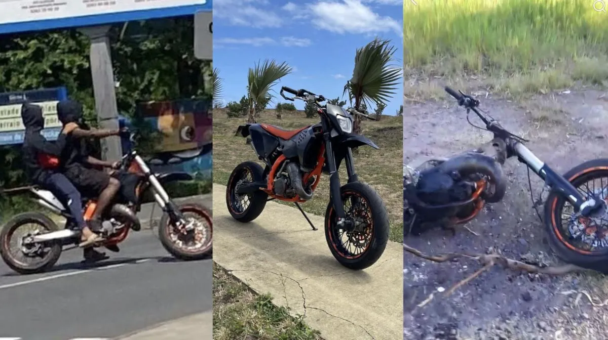 Moto volée le 3 mars : retrouvée incendiée après avoir été aperçue avec deux individus cagoulés
