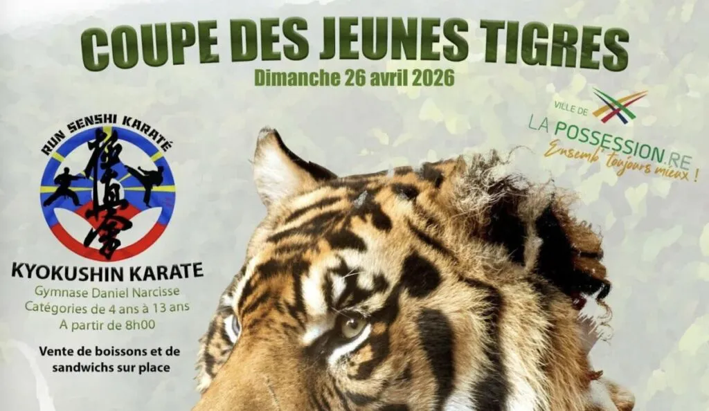 La Possession : près de 150 jeunes attendus pour la Coupe des Jeunes Tigres de karaté le 26 avril