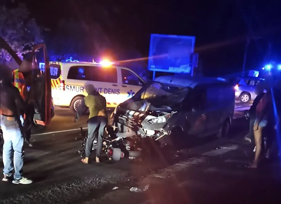 Sainte-Clotilde : choc frontal chemin de l’Îlet à Quinquina, deux blessés graves