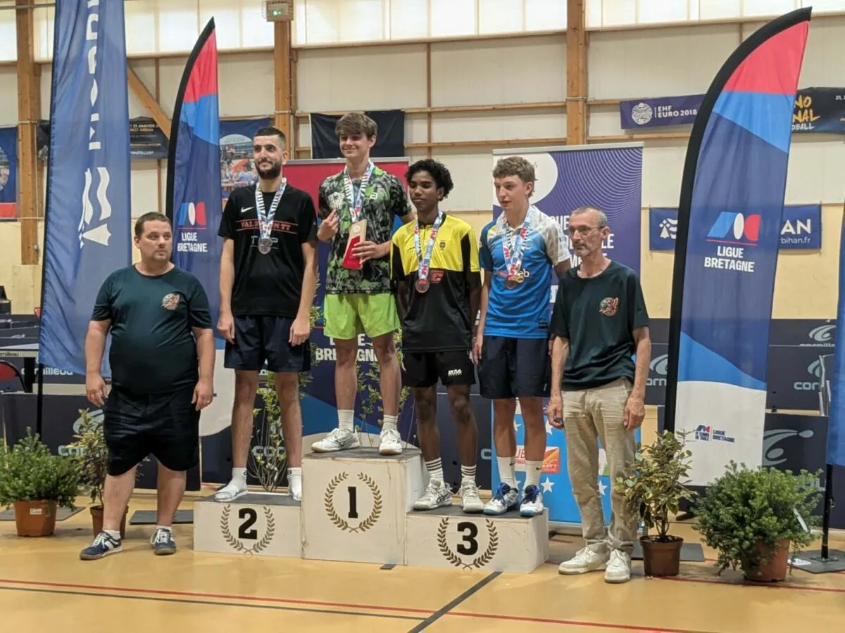 Tennis de table : Lény Sellier décroche le bronze aux Championnats de France par Classement