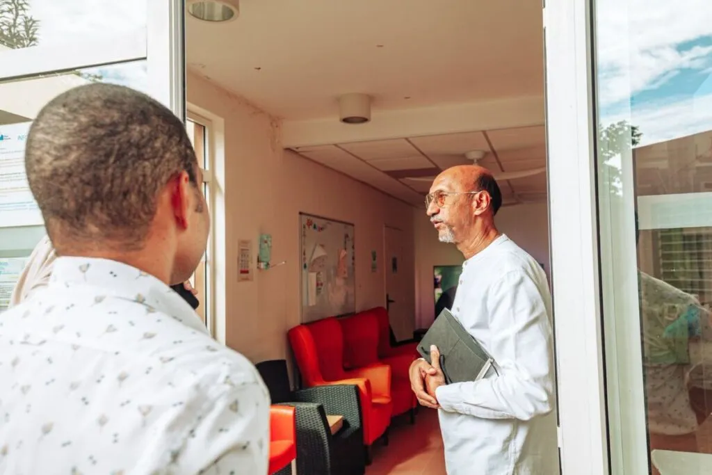 La Possession : le maire en visite à l’EHPAD Les Lataniers