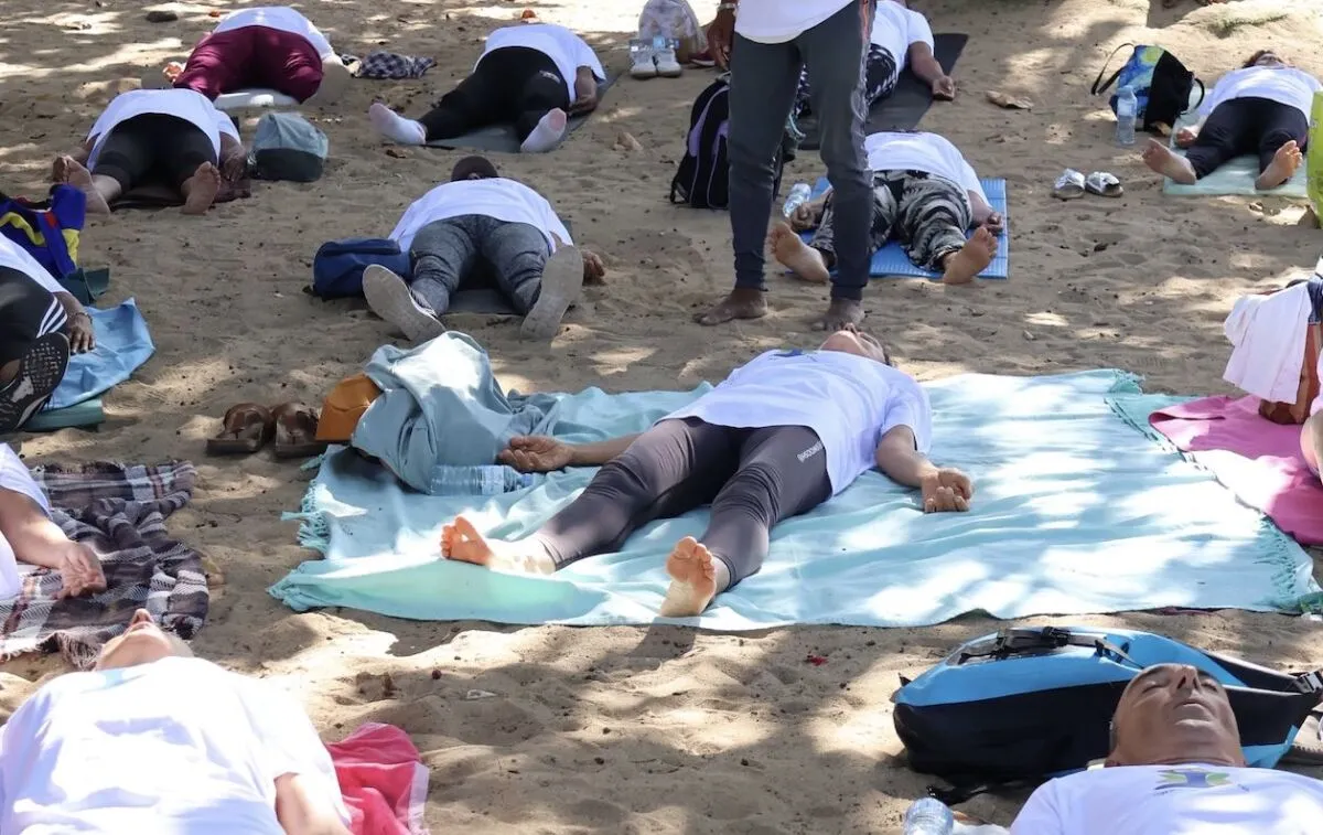 Saint-Pierre : une matinée placée sous le signe du bien-être pour la Journée internationale du yoga
