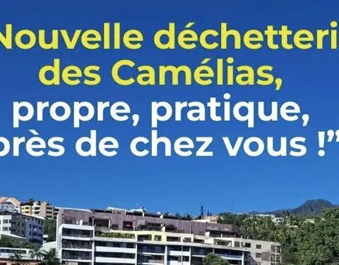 Saint-Denis : la nouvelle déchetterie des Camélias ouvre ses portes ce lundi 22 juin