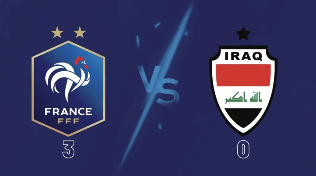 Coupe du monde 2026 : la France terrasse l’Irak (3-0) après près de deux heures d’interruption à cause des orages
