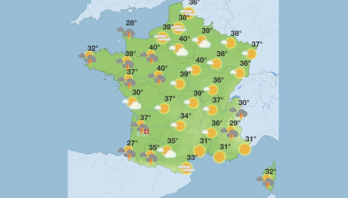 Canicule historique en métropole 72 départements en vigilance canicule rouge : les Réunionnais qui partent en vacances vont vivre un véritable choc thermique