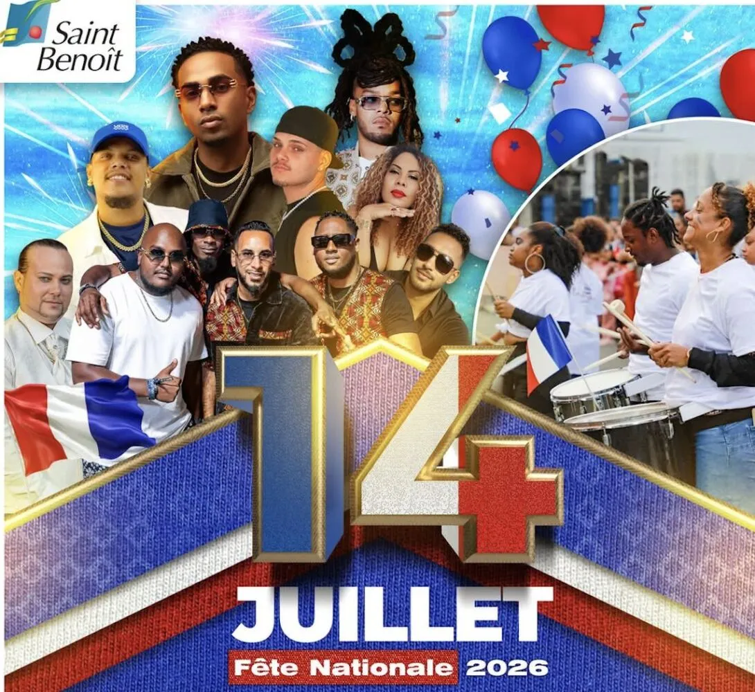 14-Juillet 2026 : Saint-Benoît dévoile un programme festif entre cérémonie officielle, concerts et feu d’artifice