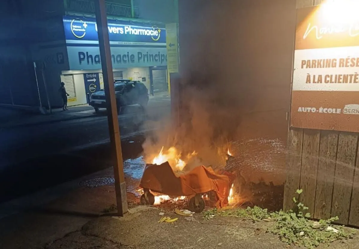 Incendie volontaire devant une pizzeria à Ravine-des-Cabris : un nouvel acte de vandalisme dénoncé