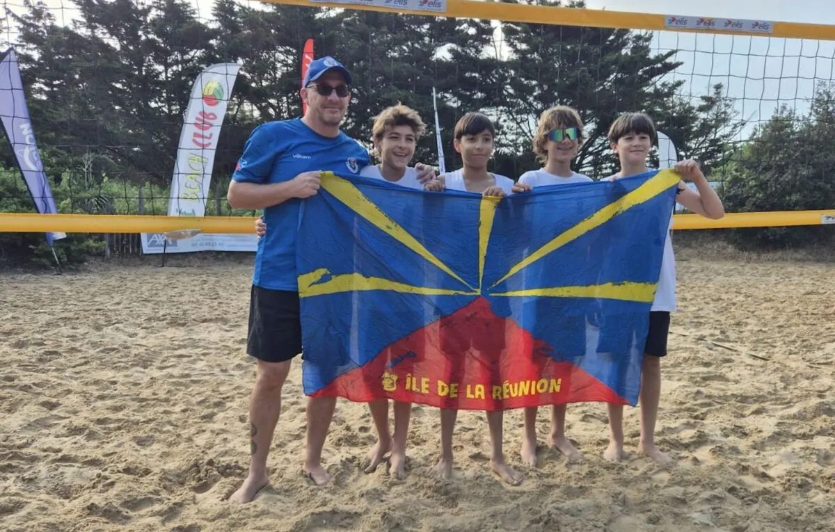 Beach-volley : les jeunes Réunionnais de Cat Size Pei décrochent une magnifique 4ᵉ place nationale