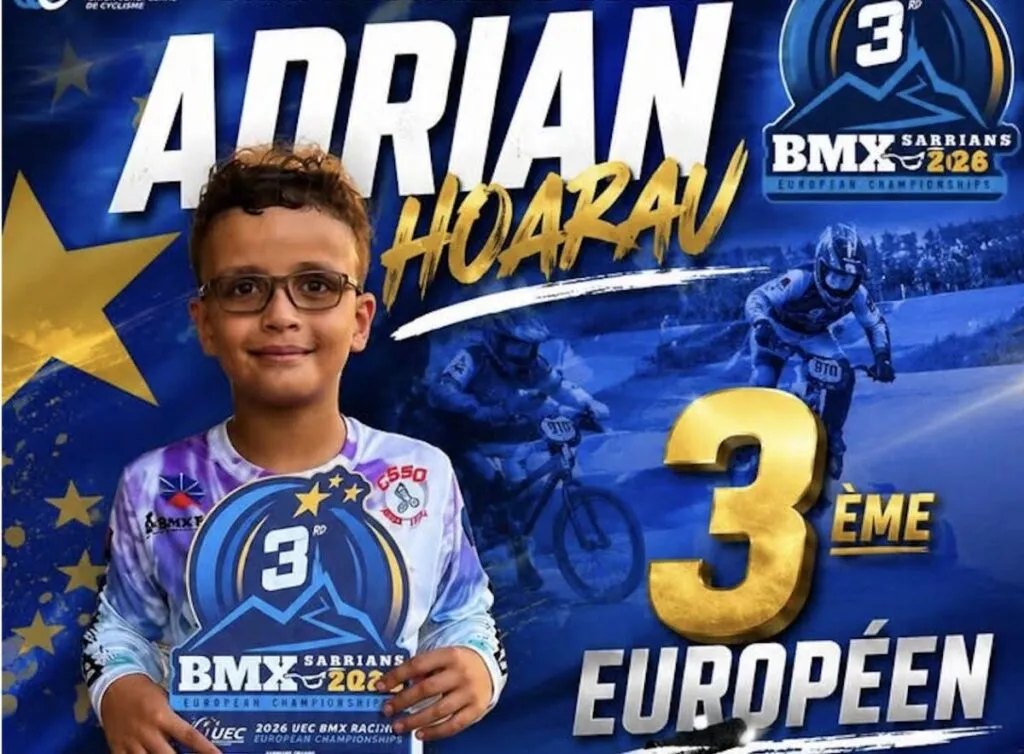 Deux Réunionnais sur le podium des Championnats d’Europe de BMX !
