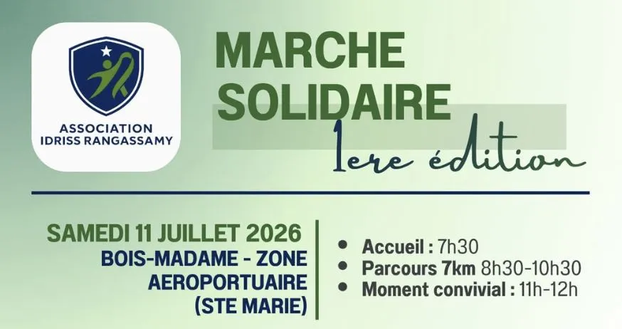 Sainte-Marie : une première marche solidaire pour faire vivre la mémoire d’Idriss Rangassamy